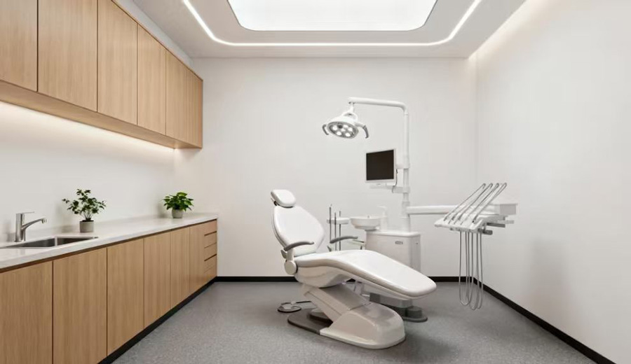 300平口腔装修效果图2